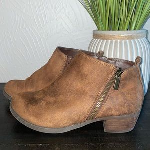 🌲Sale🌲Carlos Santana Brianne Double Zipper Ankle Bootie 7.5